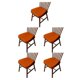 thumbnail image 3 of Yuarrent Cojines traseros de algodón con memoria para una experiencia de asiento cómoda y es universal No.13- Naranja Type2 NO2, 3 of 6