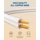 thumbnail image 5 of Cable de extensión DEWENWILS de 3 salidas, 3 m, blanco para interiores, paquete de 2, 5 of 7
