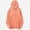 Orange, variant on Babcutegg Mens Big & Tall Hoodie Drawstring Long Sleeve Loose Fit Solid Casual Sweatshirt with Kangaroo Pocket Size 5XL