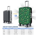 thumbnail image 6 of Haiem Milk Tea Luggage Cover Printed Suitcase Covers for Luggage Elastic Washable Suitcase Protector Fits 18-32 Inch Luggage-X-Large, 6 of 9