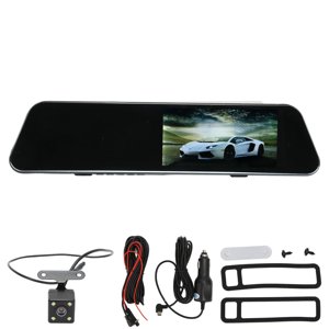 Enregistreur de conduite de voiture,Rearview miroir Dash Cam miroir Dach Cam voiture Dash cam design utilisateur-friendly