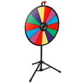 "ZENSTYLE 24"" Carnival Prize Wheel Spinner Game Stand with Adjustable