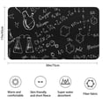 thumbnail image 3 of Math Equations Colorful Science Black Pattern Bathroom Rugs Mat,Non Slip Microfiber Bathroom Rug,Rubber Backing,Soft Bathroom Mats for Bathroom Floor,Tub and Shower,17x30in(43x75cm), 3 of 5