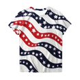 thumbnail image 4 of GERsome 4th of July T-Shirt for Women American Flag Patriotic Graphic Shirts Short Sleeve Crewneck Tee Summer Loose Fit Pullover Tops S-5XL, 4 of 4