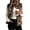 Coffee, variant on Womens Leopard Print Vest Zip Up V Neck Sleeveless Soft Warm Fuzzy Outerwear Casual Fall Winter Layering Top with Pockets Red,XL