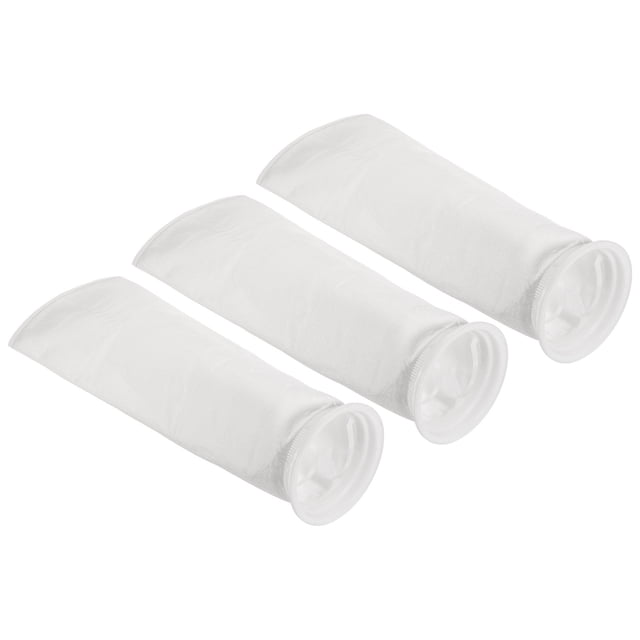 Unique Bargains 6 Inch Ring Filter Socks, 3 Pack 150 Micron Mesh Bags Pool Skimmer Basket