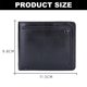 thumbnail image 2 of Cartera para hombre, de piel sintética, minimalista, fina, con 11 ranuras para tarjetas, 2 of 6