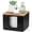 Black, variant on Disposable Face Towel Holder Box - Wood Facial Container - Towel Storage Makeup Organizer for Vanity, Bathroom Organization (Excluding Facial Towels)