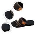 thumbnail image 4 of VNKIDY Comfortable Women Shoes Summer Fashion Cloth Flip Flops Outdoor Casual Comfortable Beach Slippers Solid Color Autumn Shoes, 4 of 5