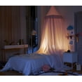 thumbnail image 4 of Dosel para Cama VETHIN con Luces, Red Redonda de Mosquito estilo Princesa, 4 of 7