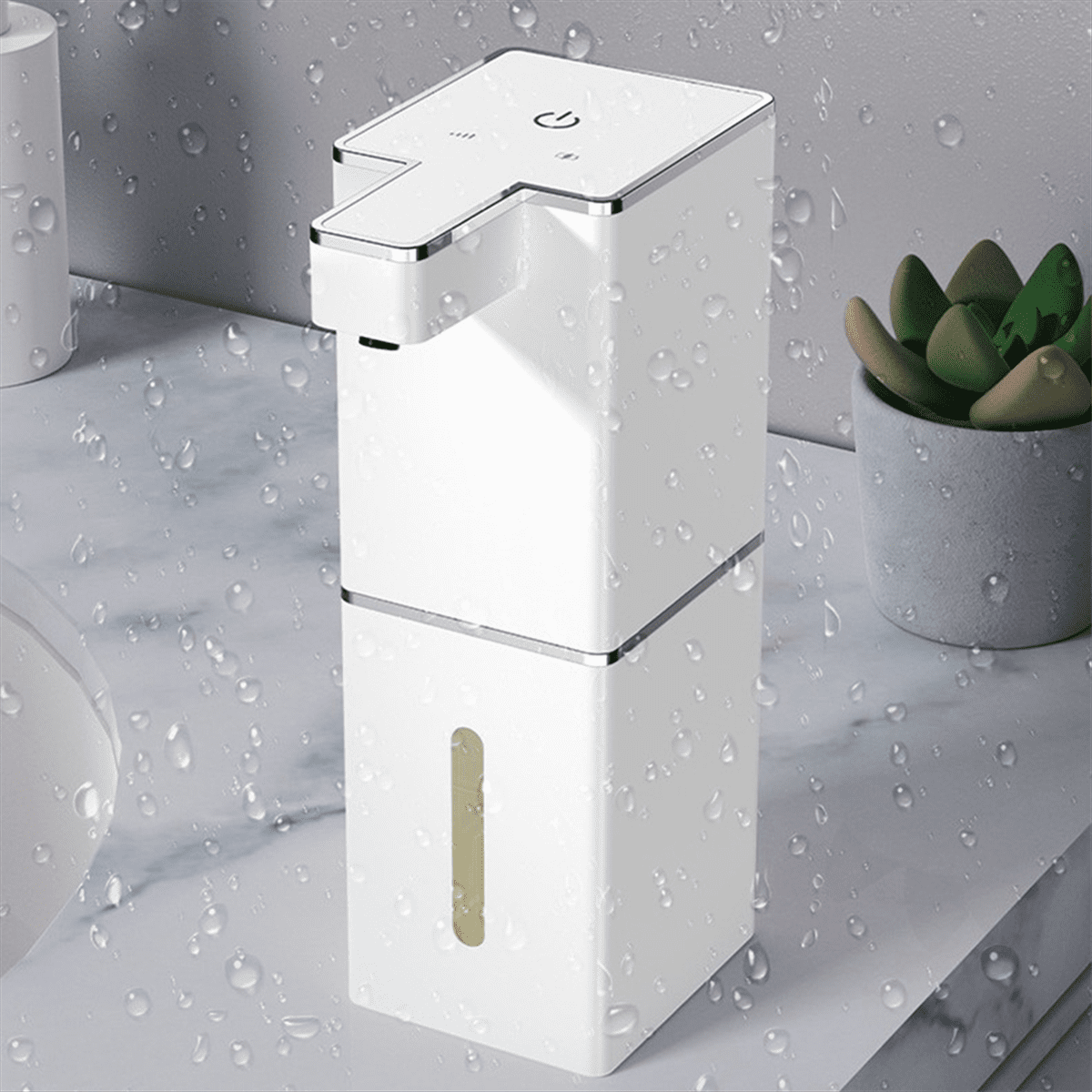 Induction Soap Dispenser Electric Foam Hand Washer Automatic Induction Soap Dispenser Black,1 * Soap dispenser,Black