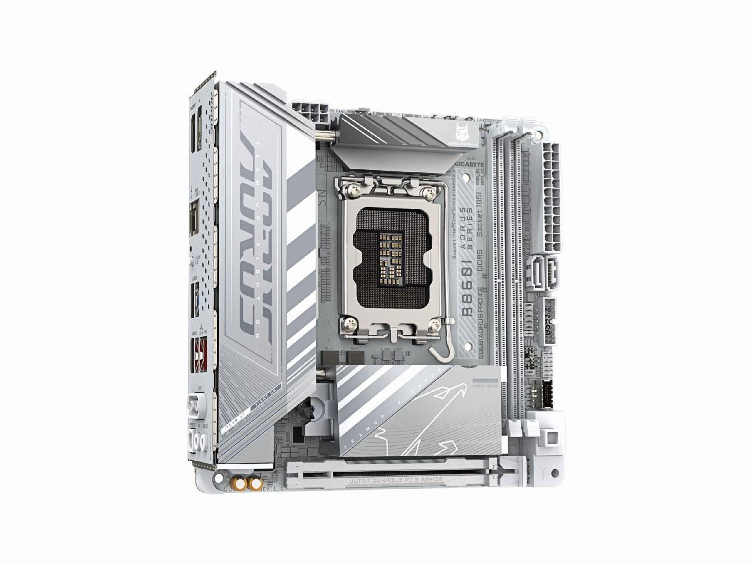 Aorus Ultra Durable B860I AORUS PRO ICE Gaming Desktop Motherboard - Intel B860 Chipset - Socket LGA-1851 - Mini ITX (b860iaorusproice)