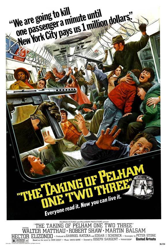 The Taking of Pelham One Two Three (1974) 27x40 Movie Poster The Taking of Pelham One Two Three (1974) 27x40 Movie Poster