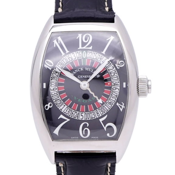 Pre-Owned Franck Muller Vegas Roulette Big Face 8880VEGAS Automatic Watch SS/Embossed... (Good)