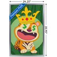 thumbnail image 3 of Tiger with Crown Wall Poster, 22.375" x 34", Framed, 3 of 3