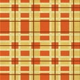 thumbnail image 1 of Ahgly Company Indoor Square Patterned Orange Red Orange Area Rugs, 7' Square, 1 of 6