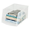 thumbnail image 4 of IRIS Jumbo Plastic Open Front Stackable Storage Bin, kitchen organization and Storage Bin, Clear, 4 of 6
