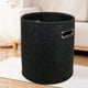 thumbnail image 3 of Cubo de almacenamiento de ropa sucia negro, cubo de almacenamiento misceláneo, cubo de almacenamiento de juguetes para niños - Cubo de ropa sucia plegable, tela del hogar, con asa, cesto de la ropa, c, 3 of 7