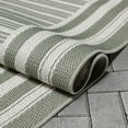 thumbnail image 7 of Well Woven Indoor/Outdoor Area Rug 7'10" x 9'10" Frankie Green Striped Border, 7 of 7