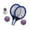 B, variant on WEIOUKC Badminton Set, Light Paddle Ball Tennis Racket Outdoor Games Beach Toy Set