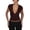 White, variant on Women's Deep V-Neck Crop Top Cap Sleeve Slim Fit Twist Front Casual Party Y2k Blouse