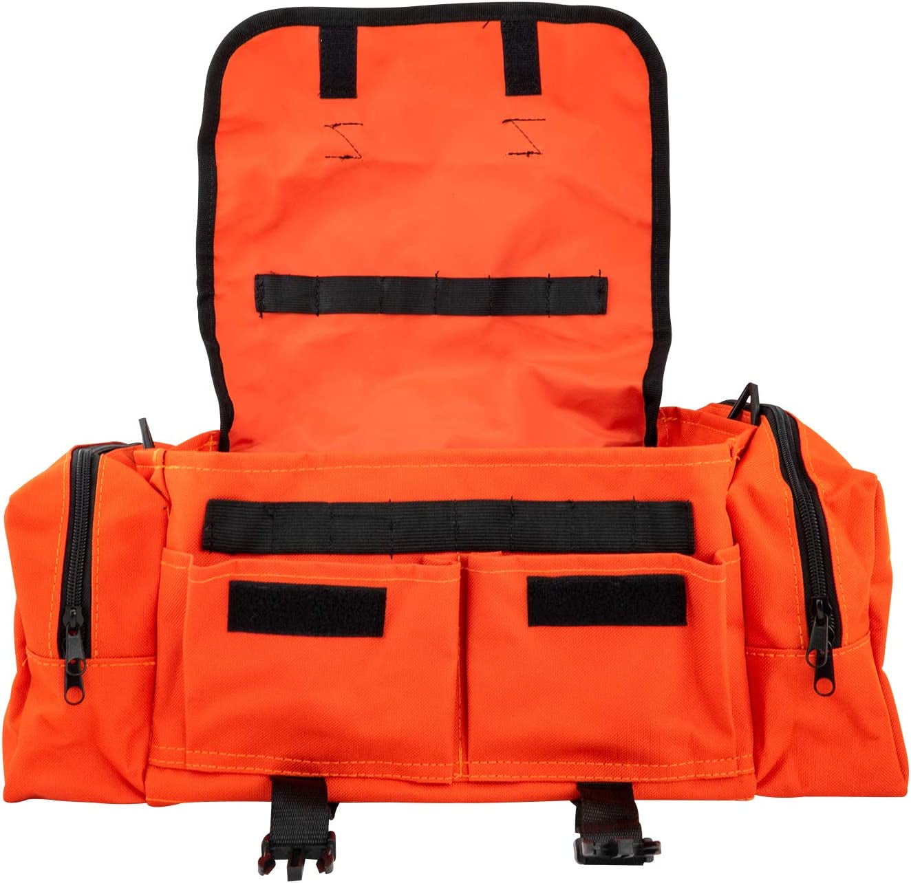 LINE2design EMS First Aid Kit, Emergency Rescue Trauma Bag, Orange, 1 Pack