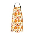 thumbnail image 2 of Pofeuu Autumn Sweater Warmth Print Waterproof Apron with Pockets Adjustable Cooking Aprons Kitchen Bib for Baking Household Cleaning, 2 of 8