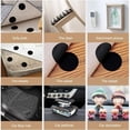 thumbnail image 2 of 15-Piece Black Double-Sided Adhesive Stickers, Extra Strong Self-Adhesive Tape, Round (5 x 5cm), 2 of 4