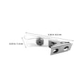 thumbnail image 2 of OUNONA 250Ud Clips Metálicos Para Tarjetas De Identificación Con Doble Agujero Y Correa Transparente Para Oficina, 2 of 6