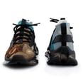 thumbnail image 3 of 2024 Seashell On The Beach Women Or Men Lace Up Flat Sneakers Female Mesh Walking Footwear, 3 of 8