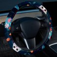 thumbnail image 2 of Easter 14.5 Inch Printing PVC Leather Car Wheel Cover Steering Wheel Covers Auto Accessories, 2 of 6