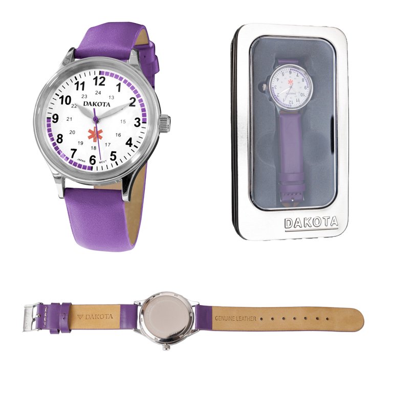 Dakota Nurse Watch – Easy Read Dial, Military Time, Silicone  display picture 1