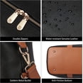 thumbnail image 6 of BOSTANTEN Weekender Bags for Women Leather Duffle Bag Carry-on Large Tote with Trolley Sleeve and Luggage Tag, 6 of 7