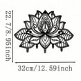 thumbnail image 2 of HELLOYOUNG 5PCS Metal Boho Wall Art Decor Set, 4-Panel Floral Line Art Panels with Lotus Mandala Key Hook, Elegant Practical Accents for Living Room Entryway Home, 2 of 10