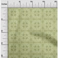 thumbnail image 2 of oneOone Cotton Flex Light Green Fabric Asian Tile Traditional Craft Projects Decor Fabric Printed By The Yard 40 Inch Wide, 2 of 4