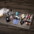 thumbnail image 2 of Acrylic Tray, 14" x 9" Plastic Trays with Cut Handles, Spill Proof Decorative Tray is an Ideal Countertop Organizer for Living Rooms, Coffee Tables, Offices, Kitchens & Serving Guests, 2 of 5
