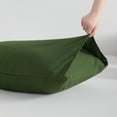 thumbnail image 4 of Ntbay Microfiber Pillowcase set - 2 Pack - Envelope Closure Pillow Cases - Standard - Olive Green, 4 of 5