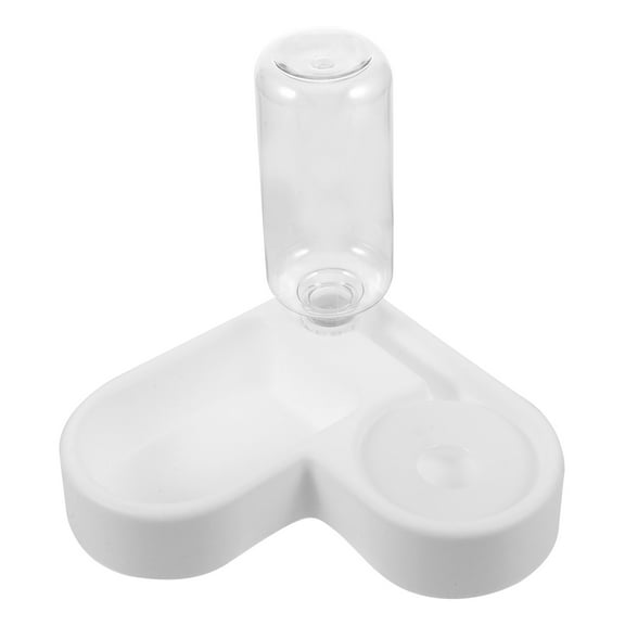 RENACLIPY Pet Water Dispenser White Plastic Minimalist Design for Cats