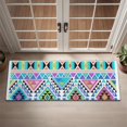 thumbnail image 2 of Bohemian Retro Floral Non-Slip Entryway Door Mat,Boho Indoor Decor Durable Low Plush Door Mat,Washable Welcome Rug for Patio Hallway Home Decor 16x47 Inches, 2 of 7