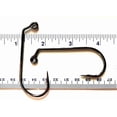 thumbnail image 2 of 25 32824 2X Strength High Carbon Steel Black 60 Nickel Degree Round Bend Jig Hooks sz 7/0, 2 of 2