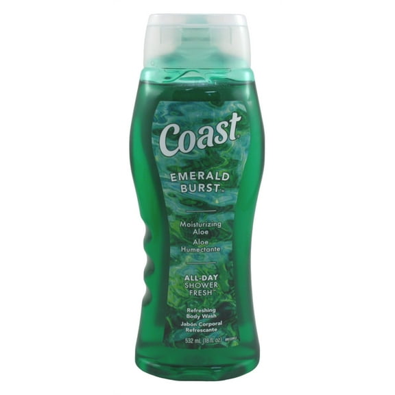 Coast Body Wash Emerald Burst 18oz (Pack of 3)
