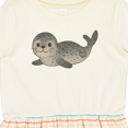 thumbnail image 4 of Inktastic Adorable Seal Illustration Cute Animal Art Girls Toddler Dress, 4 of 5
