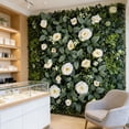 thumbnail image 6 of FVDPWYE Artificial Grass Wall Panel Artificial Wall Flower Artificial Plant 40x60cm with White, 6 of 8