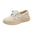 thumbnail image 2 of Willtoo Women's Low Top Canvas Shoes Lace Up Sneakers Lightweight Casual Walking Shoes Comfortable Soft Sole Non Slip Orthopedic Sneakers, 2 of 6