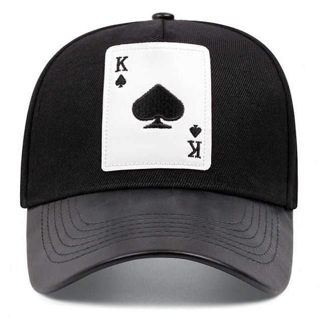 Gorra de béisbol Poker K Anime Snapback de fibra acrílica