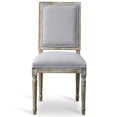 thumbnail image 3 of Baxton Studio Chaise d'Appoint Clairette Beige et Marron Clair, 3 of 5