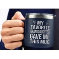 thumbnail image 2 of Taza de café AMAZPRINTS Grandparents con aislamiento, 400 ml, azul marino, 2 of 8