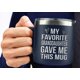 thumbnail image 2 of Taza de café AMAZPRINTS Grandparents con aislamiento, 400 ml, azul marino, 2 of 8