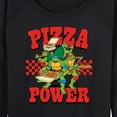 thumbnail image 3 of Teenage Mutant Ninja Turtles - Pizza Power - Women's Lightweight French Terry Long Sleeve Shirt, 3 of 5