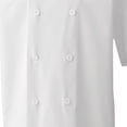 thumbnail image 3 of Premier  Short Sleeved Chefs Jacket / Workwear (Pack of 2), 3 of 4
